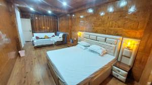 Ένα ή περισσότερα κρεβάτια σε δωμάτιο στο Jai Durga Maa Cottage Home Stay