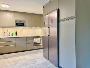 Kuchyň nebo kuchyňský kout v ubytování Workershouse 8 Beds