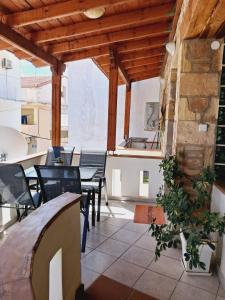 En balkon eller terrasse på Μεζονέτα