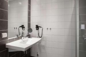 Koupelna v ubytování Scandic Brennemoen