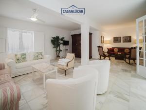 Χώρος καθιστικού στο Casa Puerto Lucero
