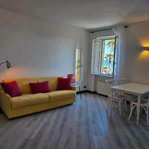 Posezení v ubytování Casa Clelia, esclusivo frontemare a Varazze