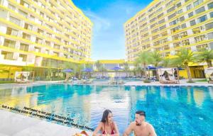 Bazén v ubytování Apartment in resort 5 star Hội An Beach Việt Nam nebo v jeho okolí