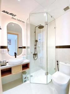 Koupelna v ubytování Apartment in resort 5 star Hội An Beach Việt Nam