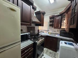 Kuchyň nebo kuchyňský kout v ubytování Downtown Alexandria Apartment + 66 fotografií