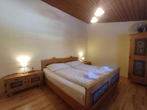 Postelja oz. postelje v sobi nastanitve Apartment Schmid - Steinbock Lodges