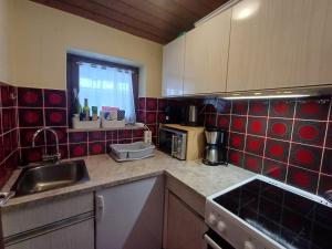 Kuhinja oz. manjša kuhinja v nastanitvi Apartment Schmid - Steinbock Lodges