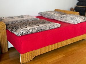 Postel nebo postele na pokoji v ubytování Dům Stašov