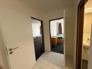 Hotel a ubytovna Zimní stadion Slaný客房内的一张或多张床位
