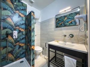 Koupelna v ubytování Hotel Giada Roma
