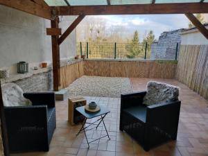 Posezení v ubytování Maison IDEM