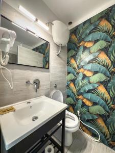 Koupelna v ubytování Hotel Giada Roma