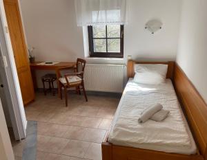 Postel nebo postele na pokoji v ubytování Penzion Janata
