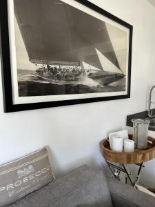 Χώρος καθιστικού στο Little Dream Timmendorfer Strand