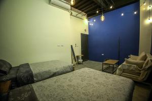 Area soggiorno di 小島月光民宿 Moonlit Isle