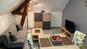 Posezení v ubytování Magnifique T2 Cosy refait à neuf