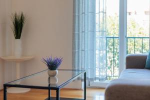 Posteľ alebo postele v izbe v ubytovaní Lux Split Centre Apartments