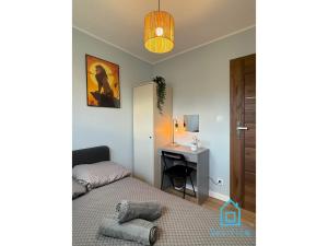 TV a/nebo společenská místnost v ubytování Lion King Room 10 Min to Old Town Gdańsk,PKP & Shopping Mall