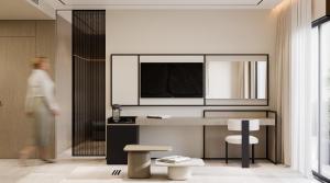 Koupelna v ubytování Hotel Jaroal