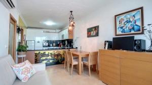 Dapur atau dapur kecil di Apartamento Athena