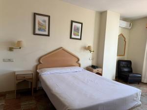 Postel nebo postele na pokoji v ubytování Hotel el Sol