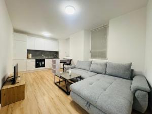 Posezení v ubytování Haus Simplon