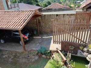 En have udenfor Casa Visconde