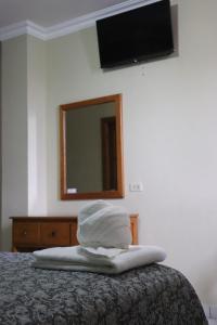 Krevet ili kreveti u jedinici u objektu Hotel Toledo