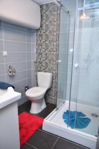Koupelna v ubytování Föveny Apartmanok