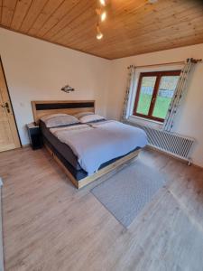 Postel nebo postele na pokoji v ubytování Apartment Auszeit