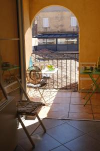 Χώρος καθιστικού στο Beautiful apartment in the center of Sainte-Maxime