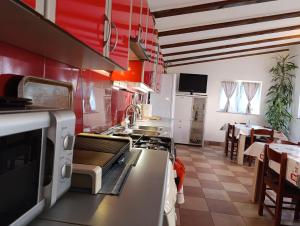 Kuchyňa alebo kuchynka v ubytovaní Guest House Toic + 13 fotografií