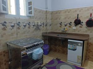 Η κουζίνα ή μικρή κουζίνα στο Welly's Appartment