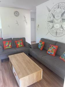 Posezení v ubytování Palm Tree Villas