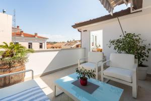 Balkón alebo terasa v ubytovaní Apartment Heart of Poreč