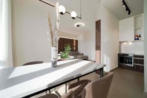 Η κουζίνα ή μικρή κουζίνα στο N2 Lux Two Bedroom