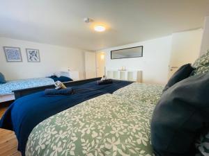 Katil atau katil-katil dalam bilik di Ferienhaus Müdenzauber