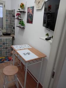 Kuchyň nebo kuchyňský kout v ubytování B&B EmaNik