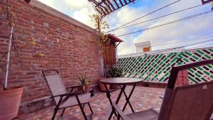 Balkón nebo terasa v ubytování Cuarto tipo loft con terraza