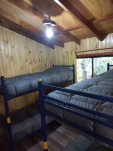 Posezení v ubytování Cabañas Tía Marce, Los Lleuques