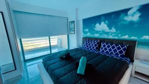 Posezení v ubytování Wunderschönes Apartment direkt am Strand