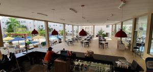 Restaurace v ubytování Resort Encontro das Águas - Piscinas Thermal