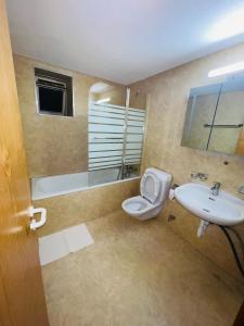 Phòng tắm tại Haus Simplon
