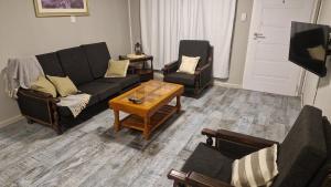 Khu vực ghế ngồi tại Casa de Descanso Azul