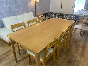 Fukuoka Condominium的休息区