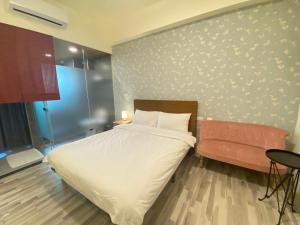 Letto o letti in una camera di 最上泉