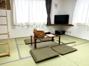 TV a/nebo společenská místnost v ubytování Nozawaonsen Guest House Miyazawa