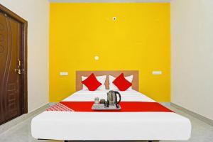 Katil atau katil-katil dalam bilik di Hotel O Elite Stay