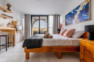 Cama o camas de una habitación en Seaview Escape Summer Nights Guesthouse