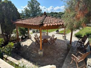 Κήπος έξω από το Villa Evita